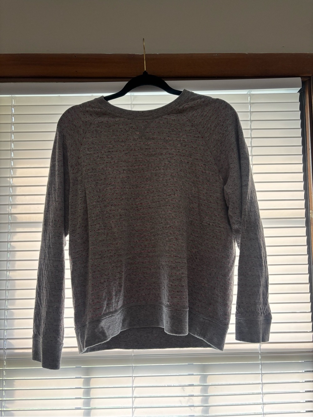 Marine Layer Women's Heather Gray Crewneck Sweatshirt